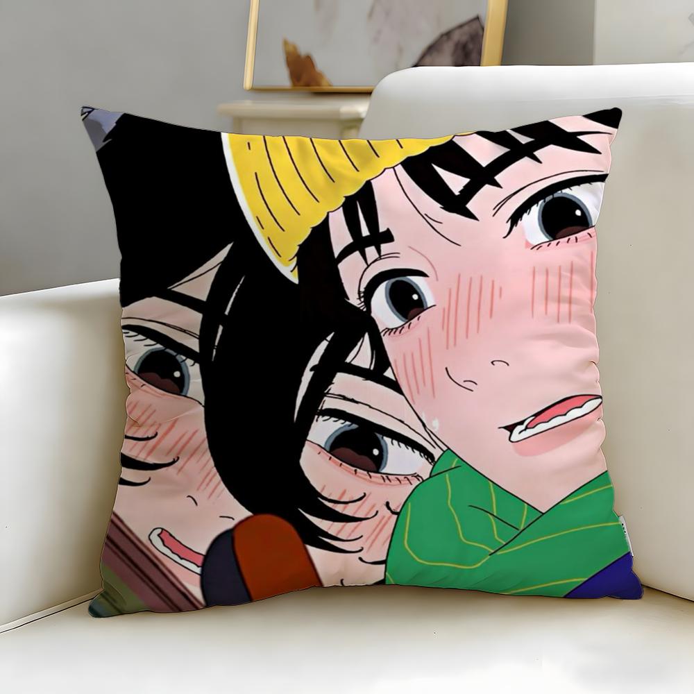 popular manga Look Back Cushion Cover Soft & Easy-Wash Pillow Case – Versatile for Couch, Bed, Travel and Office