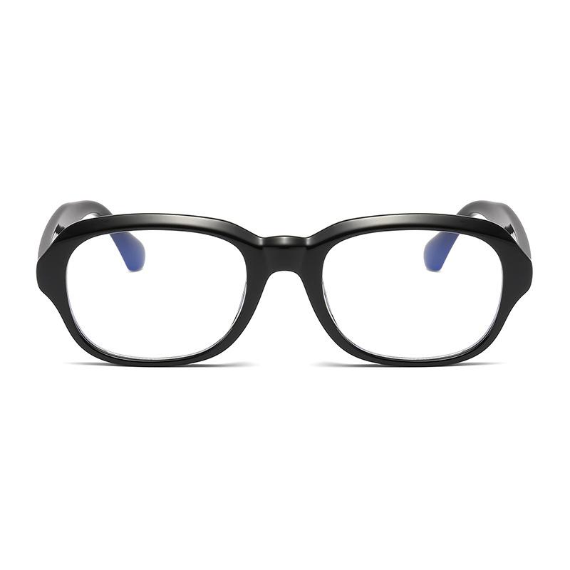 66016 New Anti-Blue Flat Mirror 2024 Oval Plain Makeup Thin Glasses Frame Internet Celebrity Street Shot Glasses