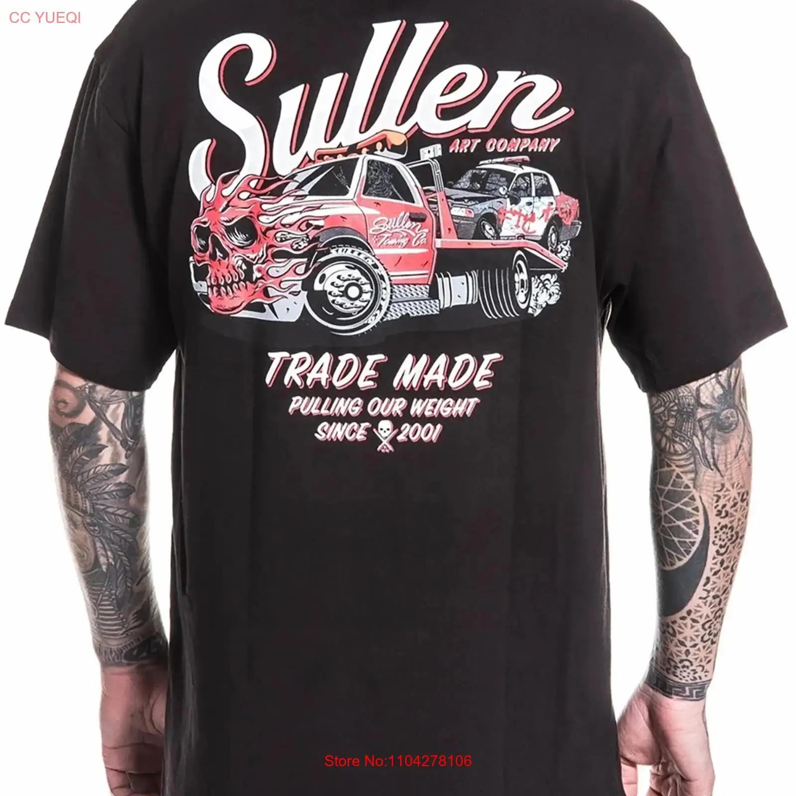 

Sullen Men s Pulling Weight Standard T shirt Tattoo Trade Made vintage Washed Stylish graphic Stretched Breathable Slightly 5XL різнокольоровий