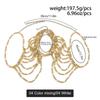 Handgefertigte Perlen Halskette Luxuriöser Halsreif Vintage Quasten Kragen Schmuck Elegante Perlen Schulterkette Handbestickt