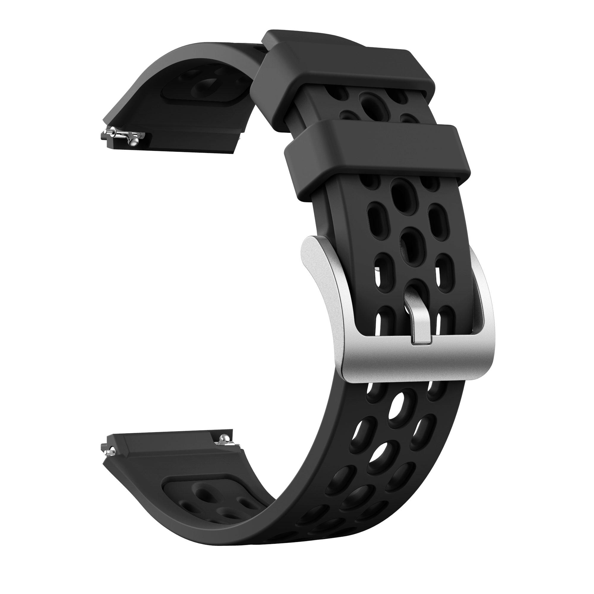 

22mm Bracelet For Huawei Watch GT 2e 46mm Strap Sport Breathable Silicone Replacement Wrist Bands for Huawei GT2e armband Correa For huawei gt 2e чорний