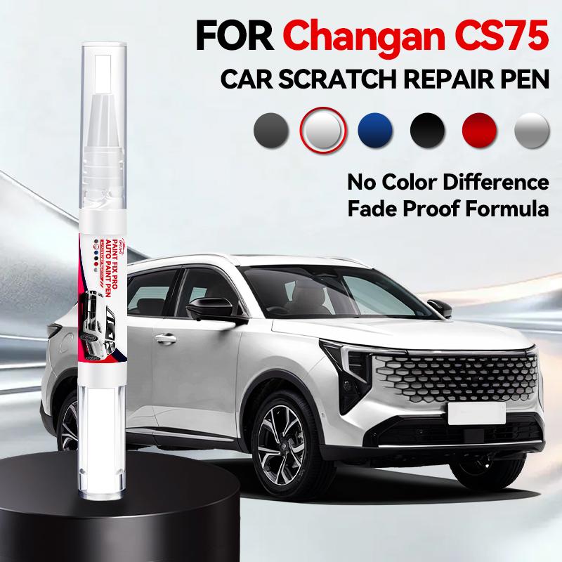OPRTAMG Hot Purpose Vehicle For Changan CS75 Car Paint Repair Pen Touch Up Scratch Remover DIY Auto Accessories Black Y88 White