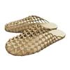 Sheepskin version~ hand-woven mesh breathable hollow fishing net flat bottom bag head half slippers women's summer wear Muller shoes