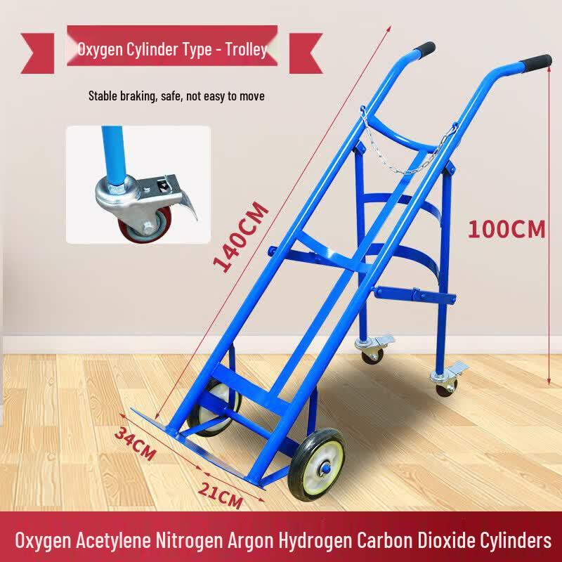 Industrial Gas Cylinder Hand Trolley