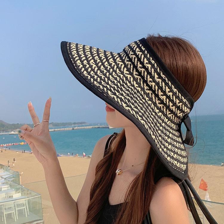 Sun Protection Hat for Women Full Sun Protection Cover Foldable Travel Sky Top Hat Summer Sun Protection Casual Sun Hat