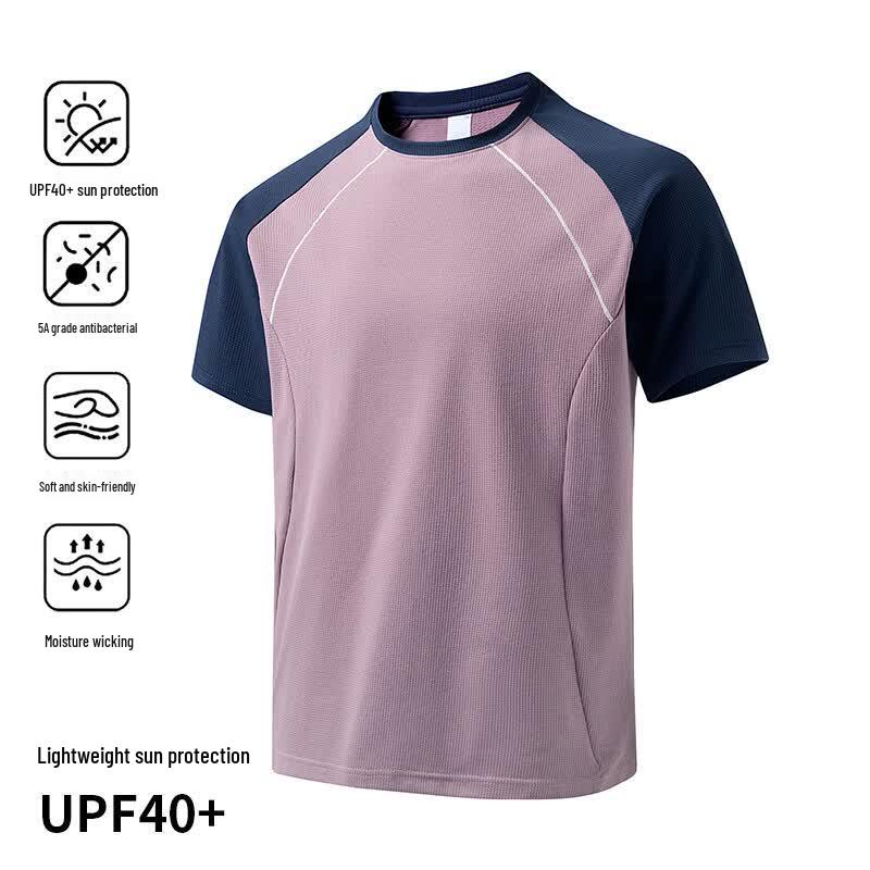 VUUG Men s Color Block Quick-Dry Athletic T-Shirt 3XL
