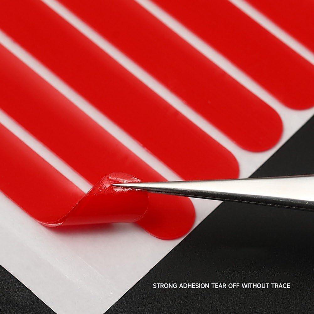30Pcs/Sheet Transparent Double Adhesive Tape Nail Tip Adhesive Tape Acrylic Display Bar Nail Art Swatch Display Tool