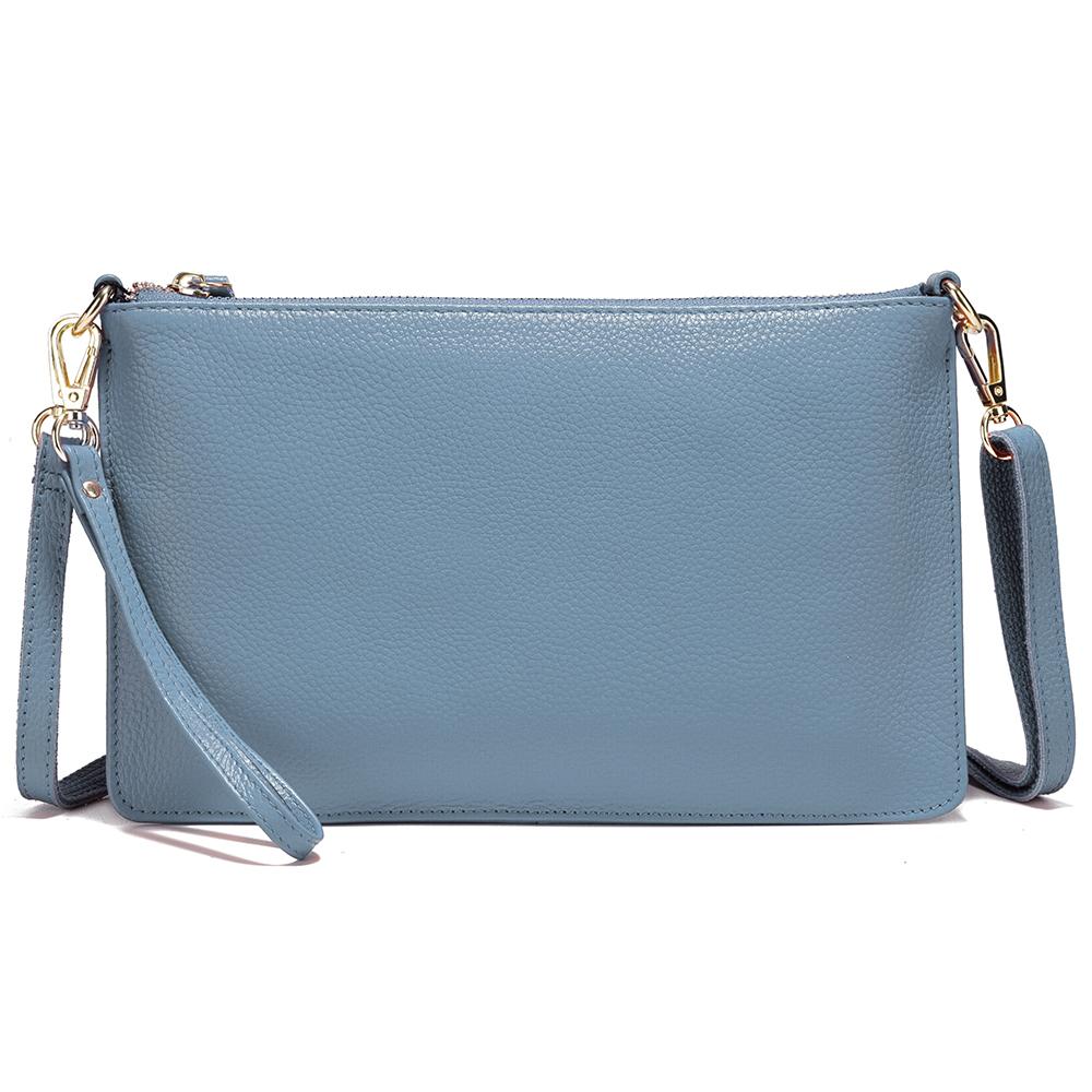 Zency Kvinner Skulderveske Myk Skinn Håndveske Clutch