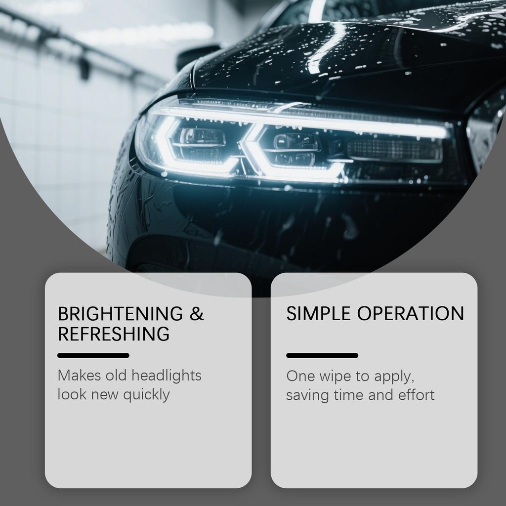 Car Lamp Agent - Cleans And Restores The Car Lamps From Fading In The Future.200ml