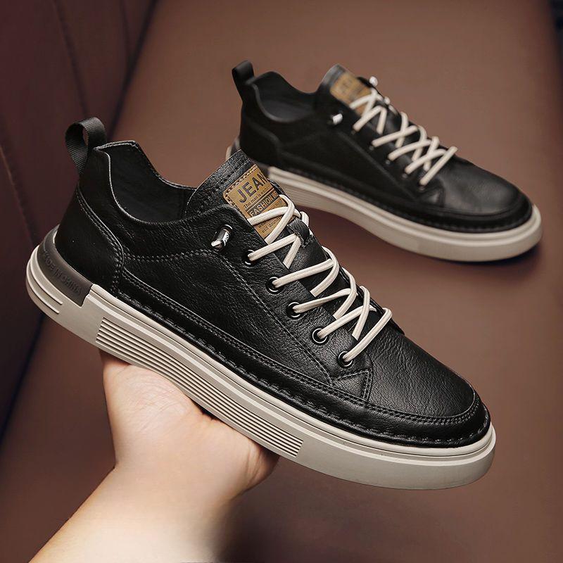 

Повседневная рабочая обувь для мужчин, модная низкая корейская версия, износостойкие мужские туфли для сноуборда 44