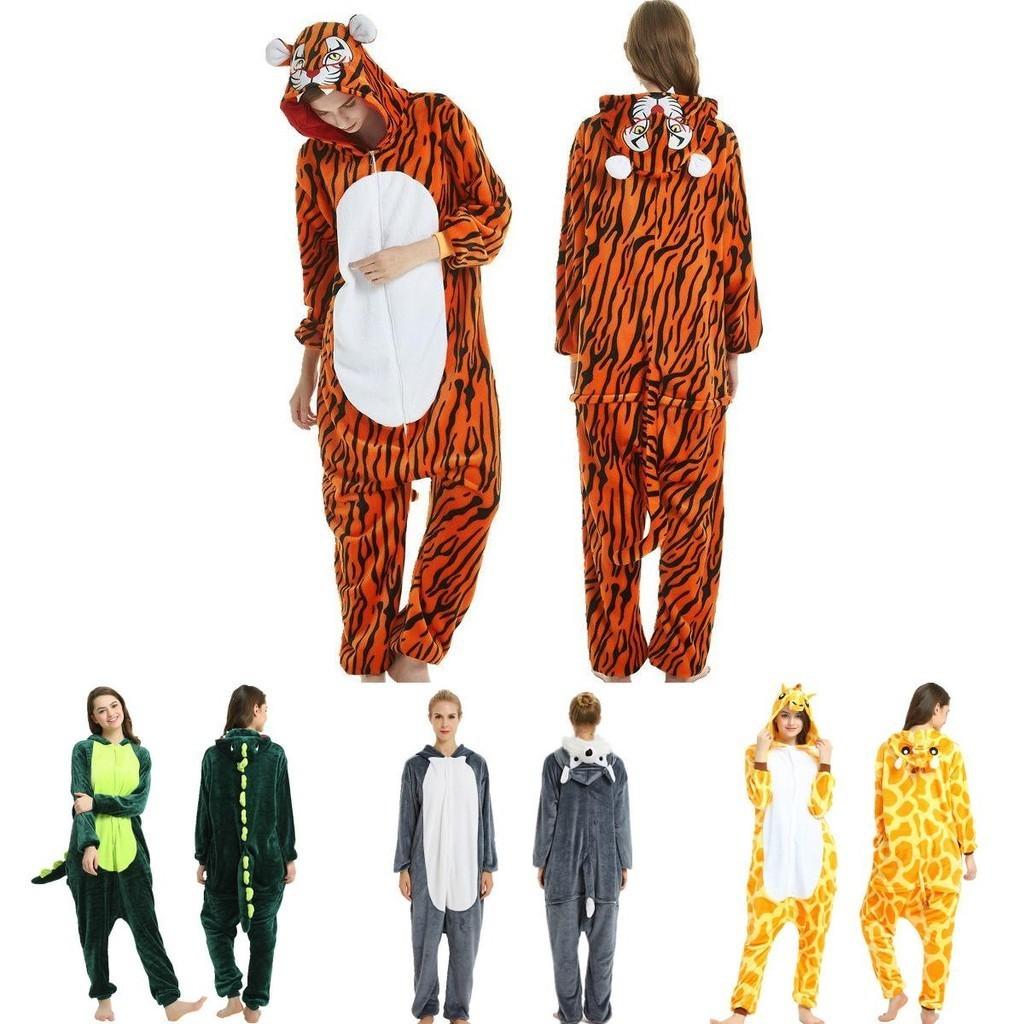 Combinaison Onesie Animal Unisexe Adulte Douce et Luxueuse Pour un Confort Ultime à la Maison