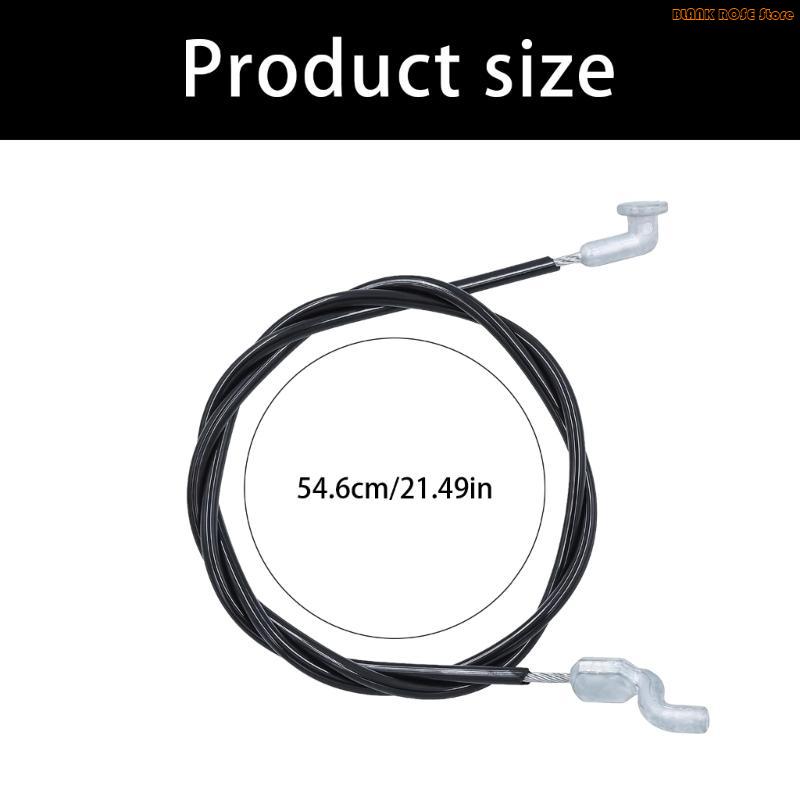 K1AE 21.5 Inch Length Replacement Speed Control Cable For Lawn Mowers Fabricated From Plastic And Stainless Steel For Repair