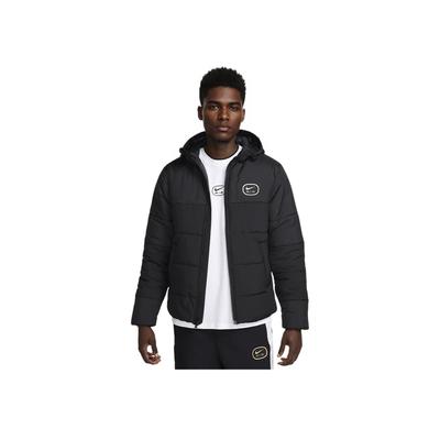Giacca con cappuccio casual comoda Air Giubbotti Uomo Nero Bianco HM0198-011