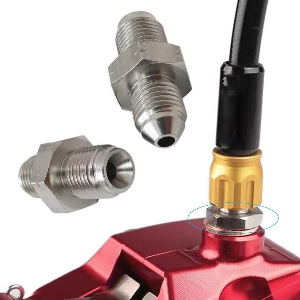 HaoFa - AN3 - M10 X 1.0 (Metric 10mm) To 3AN -3 AN3 Male Brake Adapter Fittings Iron Universal 2Pcs