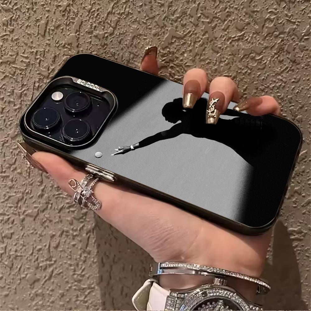 Tennis-S-Serena Williams For iPhone 17 16 15 14 13 12 11 Pro Max XS  17 Air Silicone Colored Silver Bumper Cover