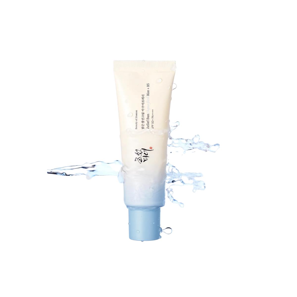 

[Beauty of Joseon] Relief Sun Aqua-fresh : Rice + Seed Panthenol (SPF50+ PA++++) 50ml - Ultra-Lightweight & Hydrating Daily Sunscreen