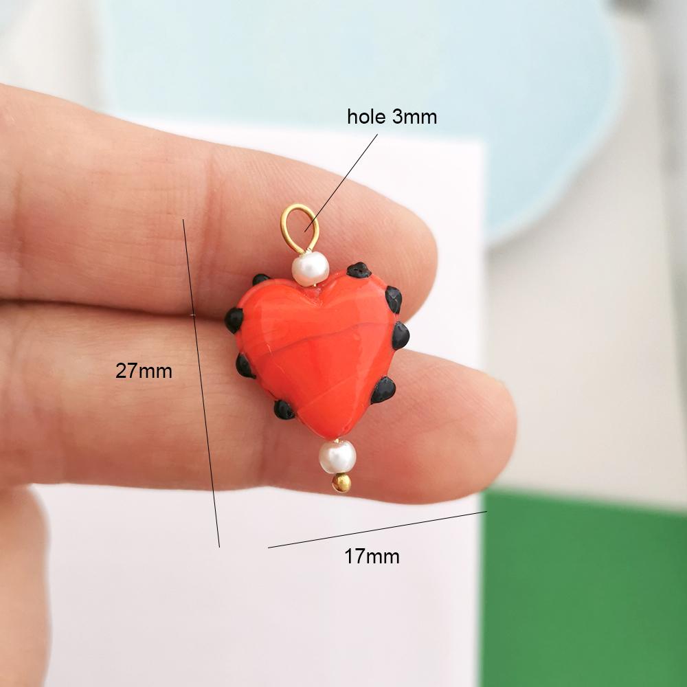 1 Piece Stainless Steel Pendant Charm Heart Rose Shell Star Sun Butterfly Bow Flower Red Gold Custom Necklace