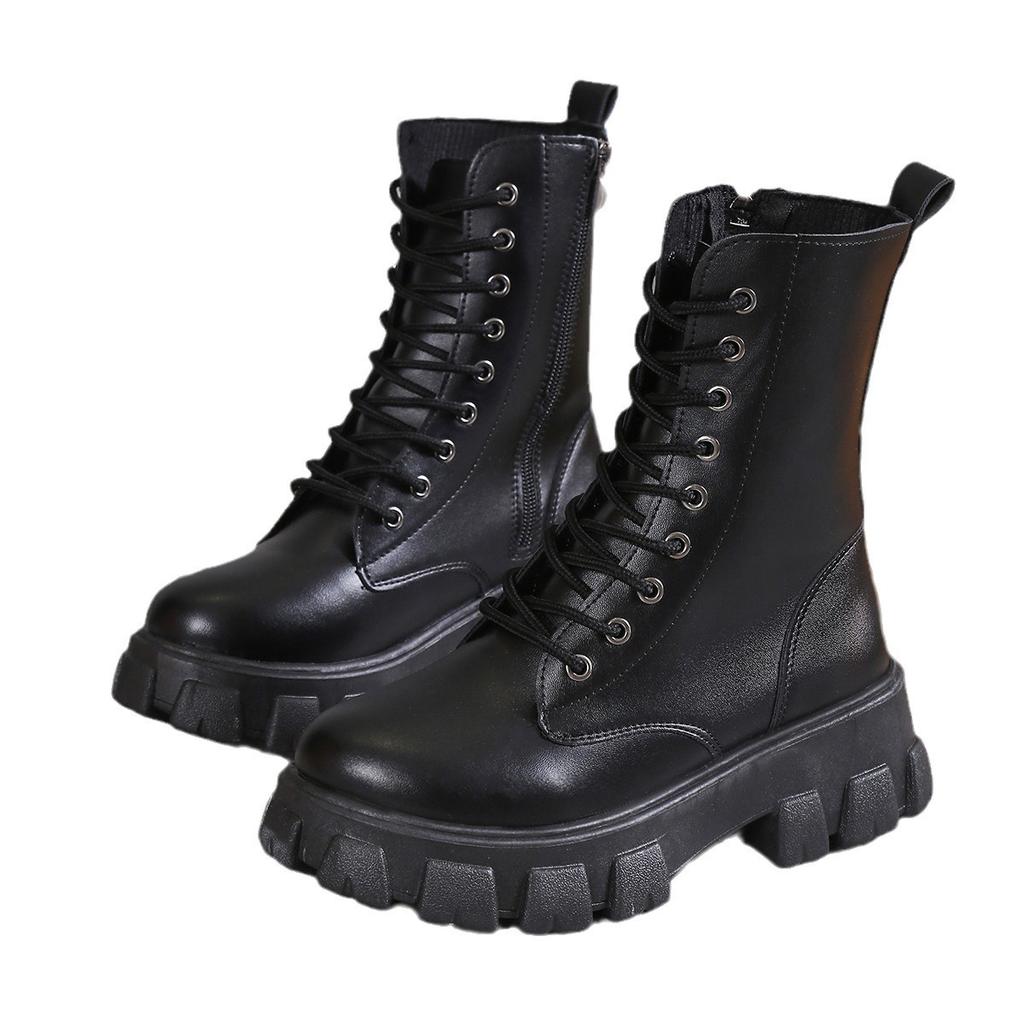 Thick Soled Martin Boots Women's Winter New Low Cut Boots