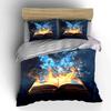 Magical Book Set For Inspiration  Kid'S And Adults' Bedroom Decor, Exquisite Three-Piece Bedding Set Gift