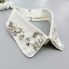 Fashion And Popular Embroidery Heavy Craftsmanship Beading Black And White Small Single Item Fake Collar