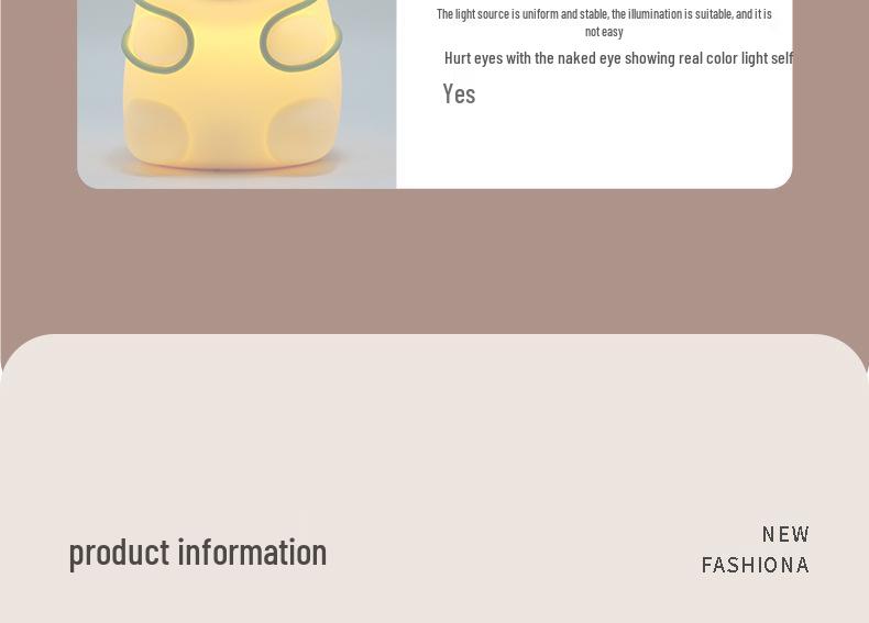 Capybara Silicone Night Light: Children's Seven-Color Bedside Lamp