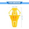 20 Pcs Car Fender Flare Bumper Clip Compatible for Honda CRV 2.4L 2012-2014, Durable Nylon Yellow Retainer Fastener
