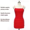European and American summer skirts women's fashion sexy party suspenders tight dress Spice girl hip skirt