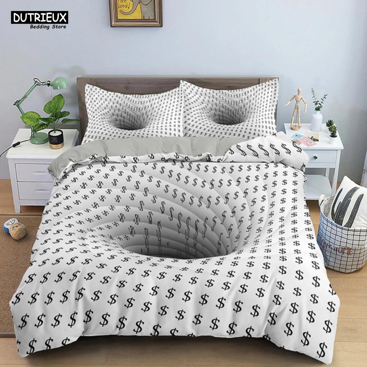 

Психоделический комплект постельного белья с цифровой печатью 3D Комплект пододеяльника Микрофибра Взрослые Женщины Королева Кинг Полуторный Двуспальный Размер Пододеяльник EU Single 135x200cm