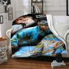 Dance Racha Live Performance Flannel Blanket Super Soft Warm Cozy Blanket for Sofa Bed Office Travel All‑Season Home Decor Gift