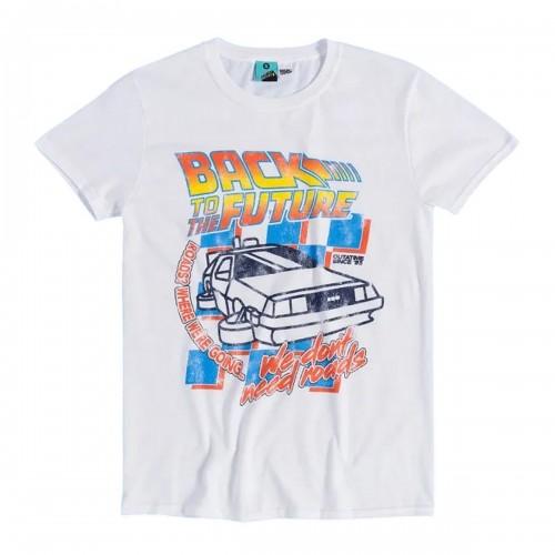 Back To The Future Unisex Adult We DonÂ´t Need Roads T-Shirt