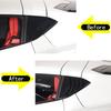 Glossy Black side window louvers air vent Cover tirm for Chevrolet Corvette C8