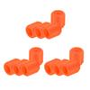Glow-in-The-Dark Tire Valve Caps Set Universal Waterproof Lights Stem Covers Wear-Resistant Vehicle Tire Valve Caps