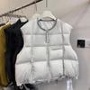 Women's Cotton Vest Jacket 2026 Design Sense Round Collar Ladies Waistcoat Coat Loose Warm Fashion Female Outerwear