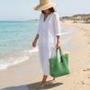 Bohemian Woven Tote Bag Vintage Style Shopping Bag Travel Straw Shoulder Bag  Beach