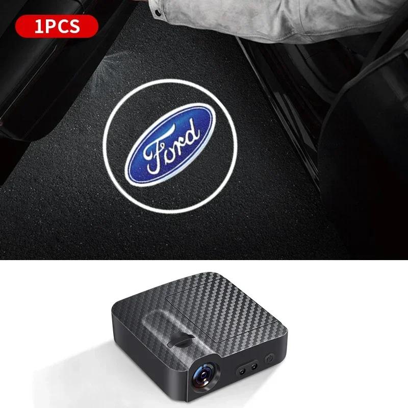 

Car Sticker New Led Car Door Welcome Laser Projector Logo Car welcome light For Ford Focus 2 3 1 Fiesta MK1 MK2 MK3 MK7 Fusion R