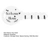 Key Hook Widened Back Plate Wooden Wall Rack Rustic Style Organizer for Entryway Kitchen
