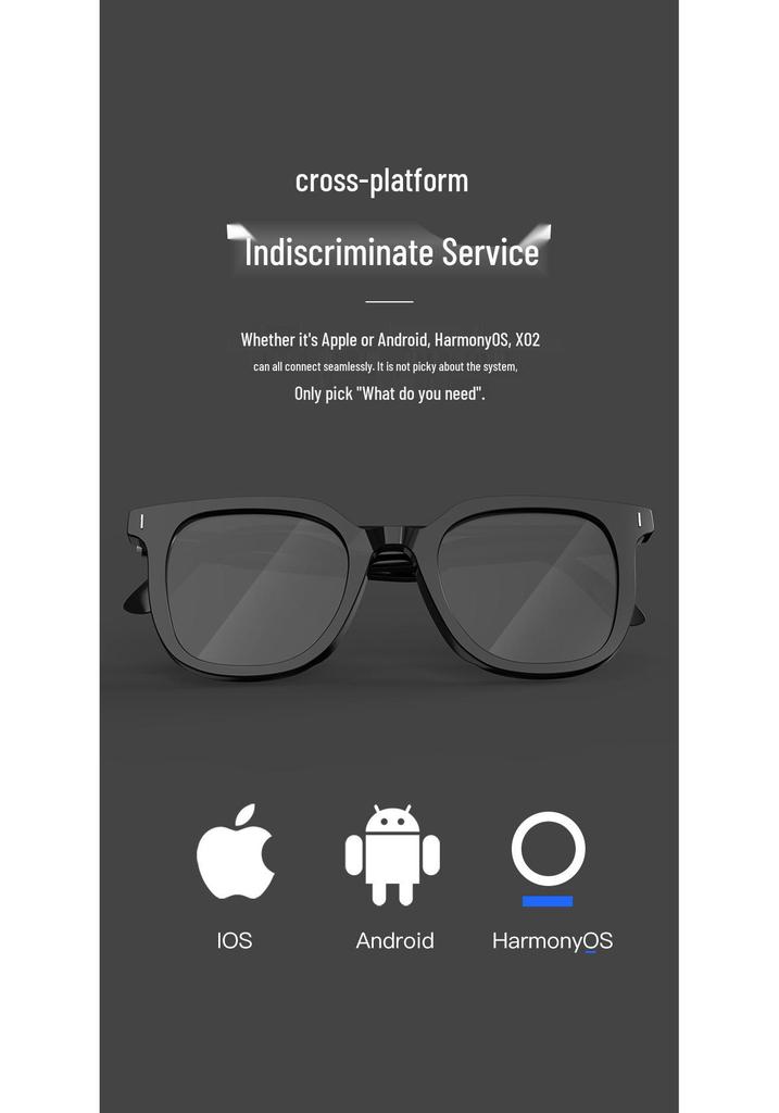AI Bluetooth UV Protection Sunglasses 2025 – Unisex High-End Photography Eyewear
