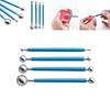 40-piece Pottery & Sculpture Tool Set: Carving Knives, Round Sticks, Needle Tools, Trimming & Silicone Pens