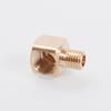 M6 M8 M10 1/8" 1/4" 3/8" BSP Femelle Mâle Laiton Coude 90 Degrés Raccord de Tuyau Connecteur Coupleur Bloc de Tuyauterie Eau Lubrification