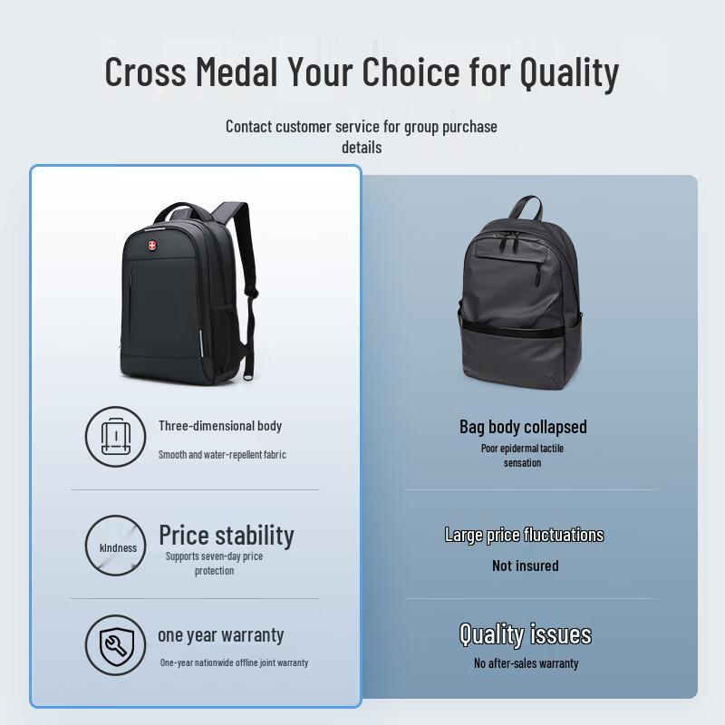 CROSSGEAR 17.3-inch Business Travel Laptop Backpack