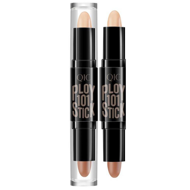 

Двусторонняя ревизионная палочка, фиксирующий корректор-хайлайтер, водостойкая хайлайтерная теневая боковая палочка для теней