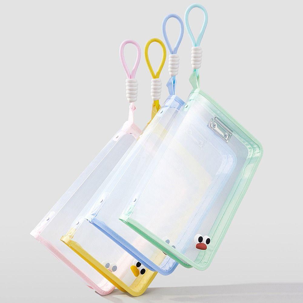 Built-in Clip Board Test Paper Storage Bag Multifunctional File Folder Bag  Homework