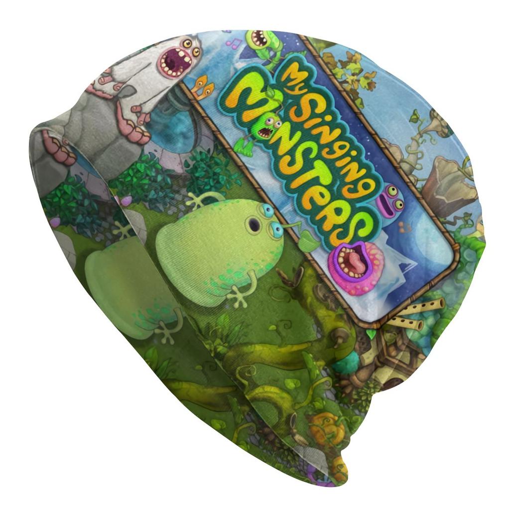 Winter Warm My Singing Monsters Bonnet Femme Slouchy Beanie Hat Fashion Anime Cartoon Game Outdoor Ski Skullies Beanies Caps