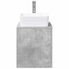 Bathroom Furniture Set Concrete Grey Engineered Wood