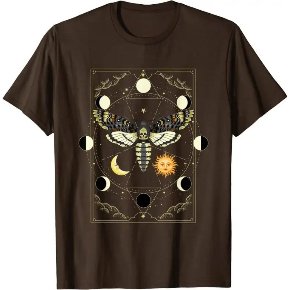 Goth Moth Tarot Card Moth T-Shirt