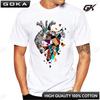 Mode Kompliziertes Herz Gedrucktes Herren T-Shirt Sommer T-Shirts Kurzarm Lustige T-Shirts Lässige Oberteile Unisex Kleidung Bequem