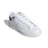 adidas Originals STAN SMITH J Leather Sports Slip Resistant Abrasion Resistant Low Top Skateboard Shoes White Black H05043