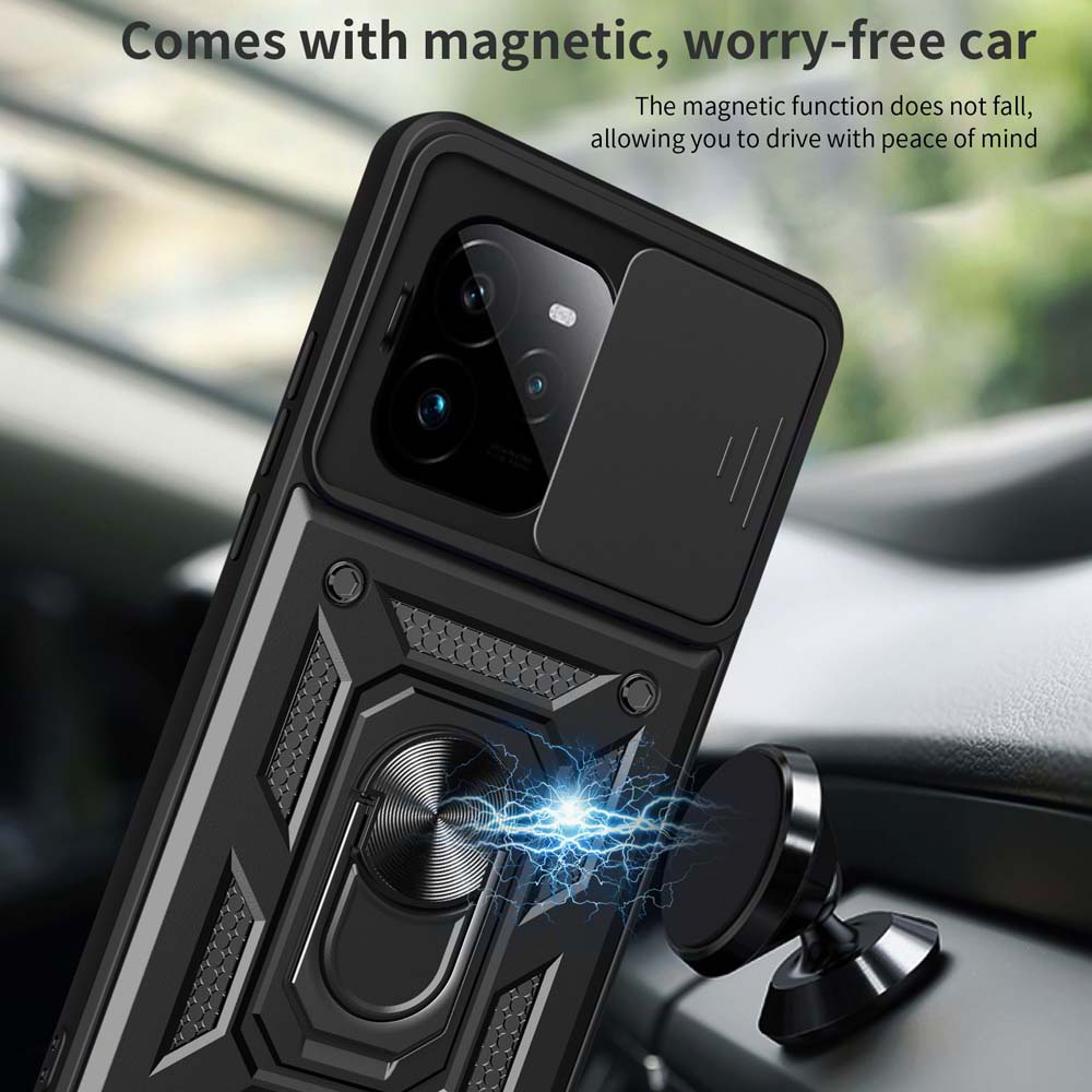 Shockproof Armor Case For Realme GT 7 Pro GT 6 Car Holder Phone Cover For Realme GT 6T Camera Lens Protection Fundas