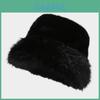 Plüsch-Fischerhut für Winter Herbst Retro Warm Sonnenschutz