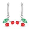 Women's 925 Silver Teddy Bear Rabbit Donut Pink Theme Sweet Romantic Priginal Design Earrings Engagement Party Exquisite Jewelry